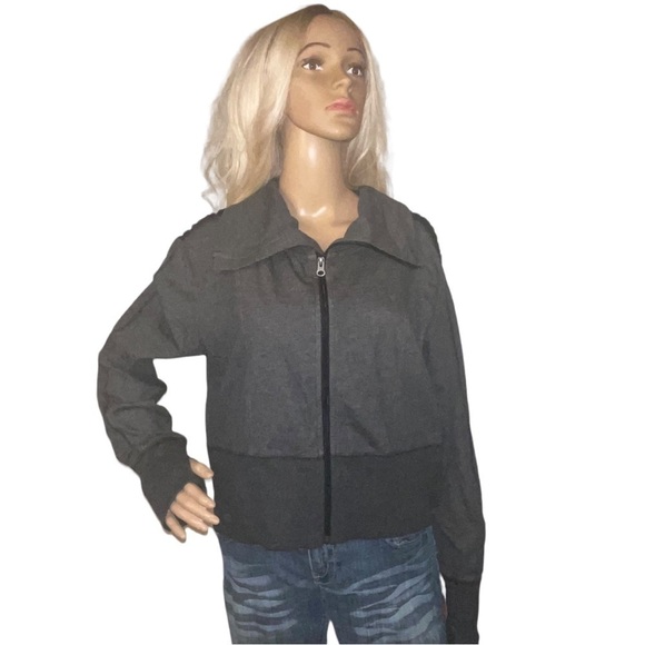 Champion Dark Charcoal Grey Full Zip Jacket - Picture 1 of 15